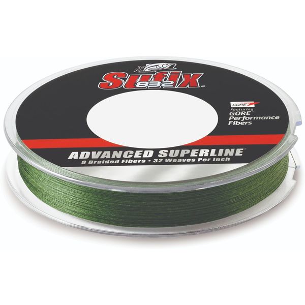 Sufix Advanced Superline 832 Braid 6 lb Low-Vis Green 300 yd 660-106G